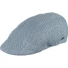 Bugatti Woven Structure Flat Cap - Blue