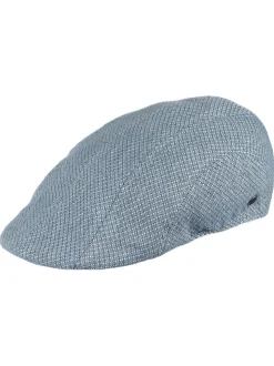Bugatti Woven Structure Flat Cap - Blue