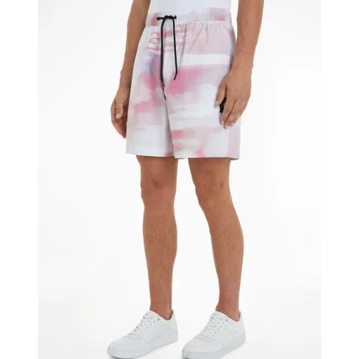 Calvin Klein Jeans Diffused Shorts - Pink