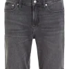 Calvin Klein Jeans Slim Denim Shorts - Grey
