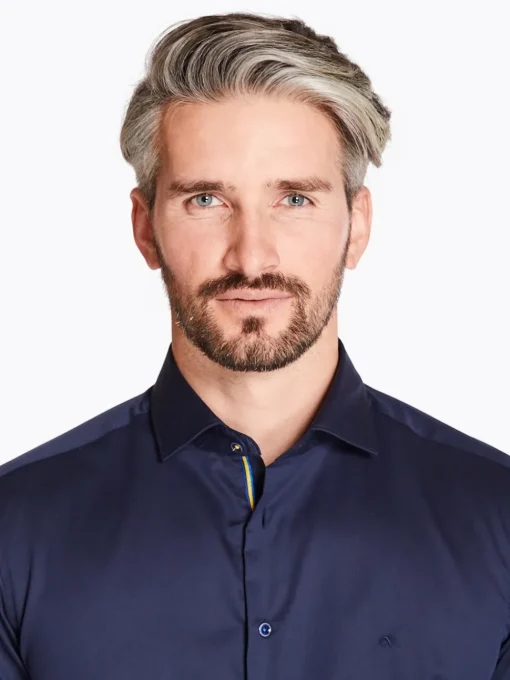 Club 1879 Leinster Cotton Twill Shirt - Navy
