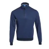 Club 1879 Leinster Half Zip Two Tone Sweatshirt - Navy
