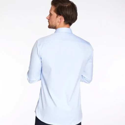 Eterna Plain Opaque Cover Shirt - Blue