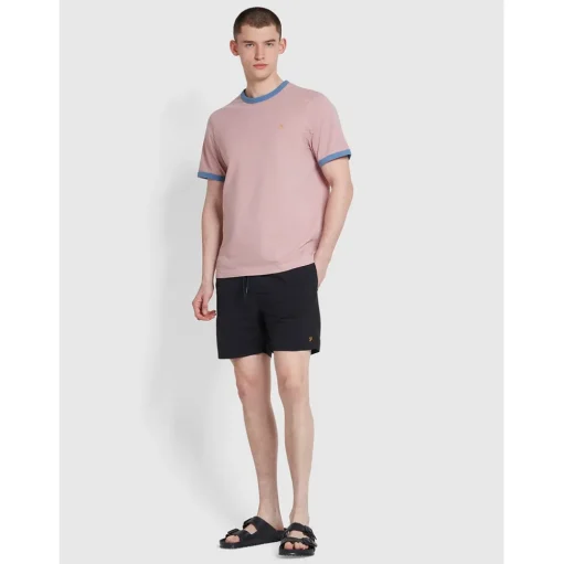 Farah Colbert Plain Swim Short - Black
