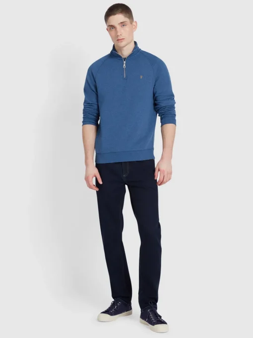 Farah Jim Quarter Zip Sweat -