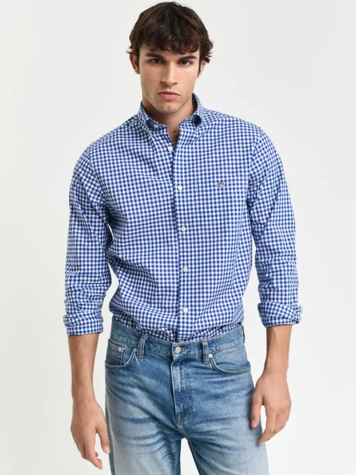 Gant Classic Gingham Shirt - Blue