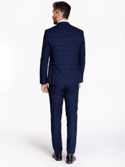 Marco Capelli Alberto Check Suit - Navy