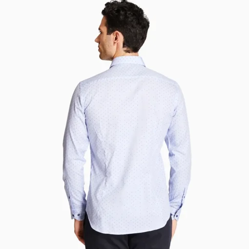 Marco Capelli Dot Shirt - Blue