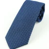 Marco Capelli Geo Dot 8cm Silk Tie - Navy