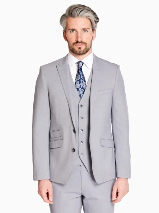 Marco Capelli Plain 3 Piece Suit - Grey