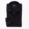 Marvelis Body Fit Plain Formal Shirt - Black