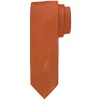 Profuomo Silk Woven Soft Rib Tie 8cm - Rust