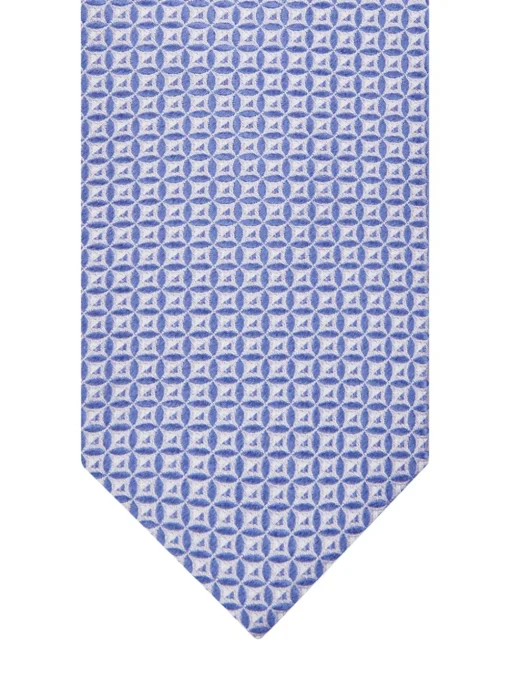 Profuomo Silk Woven Tie - Blue