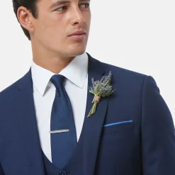 Remus Uomo Lazio Slim Fit 3 Piece Suit - Blue