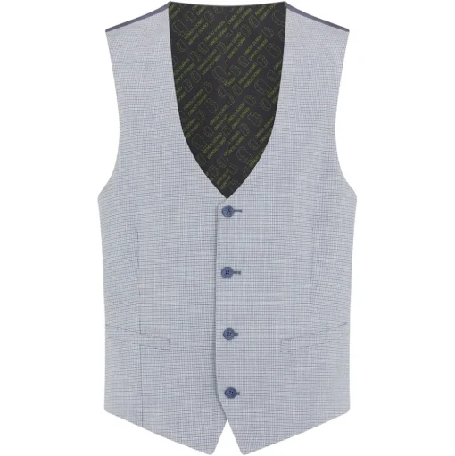 Remus Uomo Matteo Waistcoat - Blue