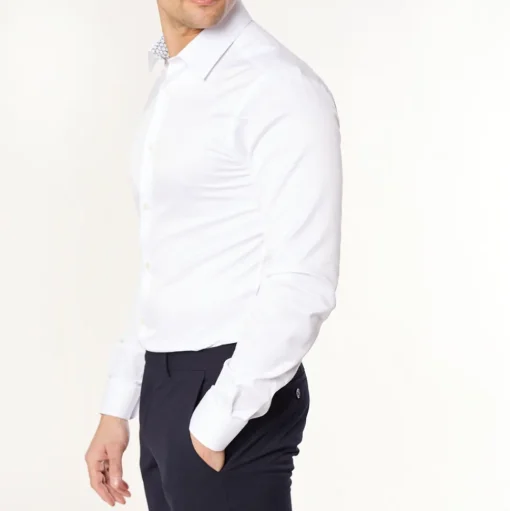 Remus Uomo Mini Pattern Shirt - White