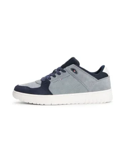 Tommy Hilfiger Basket Core Leather Runner - Grey