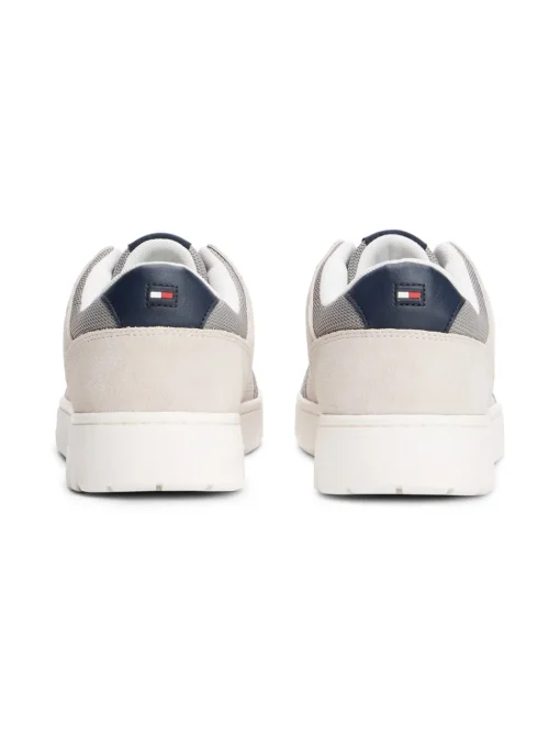Tommy Hilfiger Basket Core Leather Runner - Stone